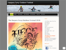 Tablet Screenshot of harpersferryoutdoorfestival.org